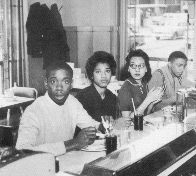 Diane Nash and other sit-in leaders in Nashville, Tennessee, 1960, crmvet.org